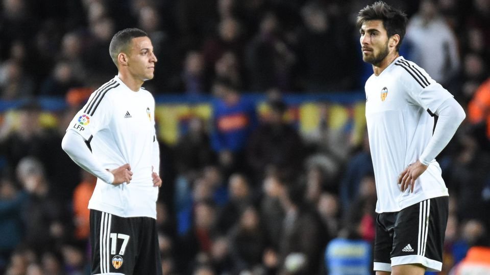 Rodrigo and Andre Gomes at Valencia